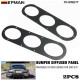 EPMAN Car Styling Universal Fitment Rear Bumper Air Diversion Diffuser Panel 2PCS TK-RWD7T EPMAN Car Styling Universal Fitment Rear Bumper Air Diversion Diffuser Panel 2PCS TK-RWD7T