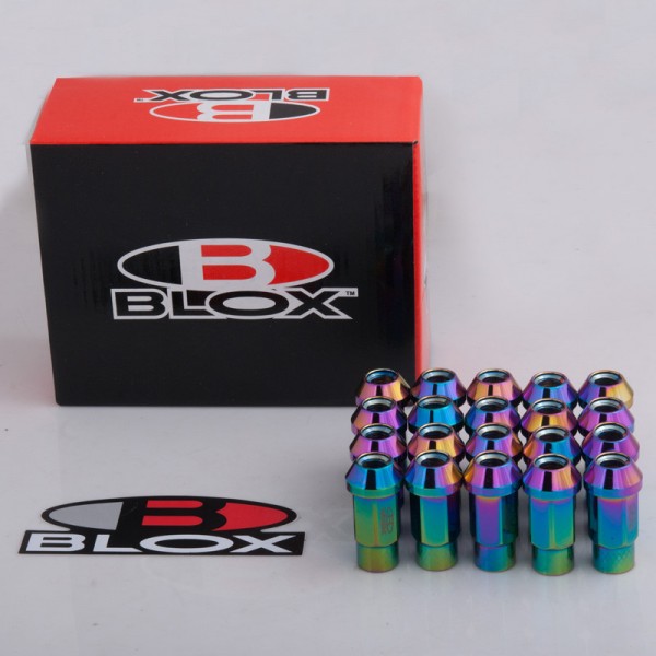 Blox Forged 7075 Aluminium Universal Racing Car Wheels Rims Lug Nuts  M12X1.25 / M12X1.5,L : 50mm (20PCS/Set)  TK-BLOX750