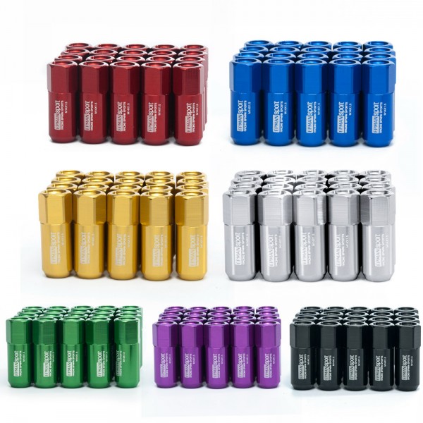 TANSKY -20pc M14X1.5 60MM Extende Forged Aluminum Tuner Racing Lug Nut For Wheels Rims TK-DD550B15