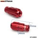 EPMAN - High Performance Racing Lug Nuts Aluminum 20PCS M12x1.25 / M12x1.5 Open End Extenede Turner With Key For Honda Toyota Ford Wheel Nuts Screw EP-E650H EPMAN - High Performance Racing Lug Nuts Aluminum 20PCS M12x1.25 / M12x1.5 Open End Extenede Turner With Key For Honda Toyota Ford Wheel Nuts Screw EP-E650H