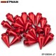 EPMAN Racing Aluminum Lock Locking Lug Nuts With Spikes 20pcs  W/Key For Nissan Subaru Suzuki Aftermarker Wheel Nuts EP-E650H-JT