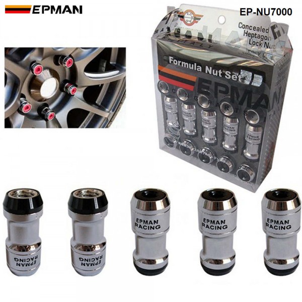 AUTHENTIC EPMAN ACORN RIM Racing Car Lug Wheel Nuts Screw M12 X1.5 / M12X1.25 20PCS For Honda VOLK RAYS STEY EP-NU7000 AUTHENTIC EPMAN ACORN RIM Racing Car Lug Wheel Nuts Screw M12 X1.5 / M12X1.25 20PCS For Honda VOLK RAYS STEY EP-NU7000