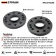 EPMAN 1 Pair 15mm Wheel Spacers For Nissan - 66.1mm Hub Centric, 4/5x114.3 PCD, T6061 Aluminum, Hard Anodized, Premium Fitment EPAA01G262 EPMAN 1 Pair 15mm Wheel Spacers For Nissan - 66.1mm Hub Centric, 4/5x114.3 PCD, T6061 Aluminum, Hard Anodized, Premium Fitment EPAA01G262