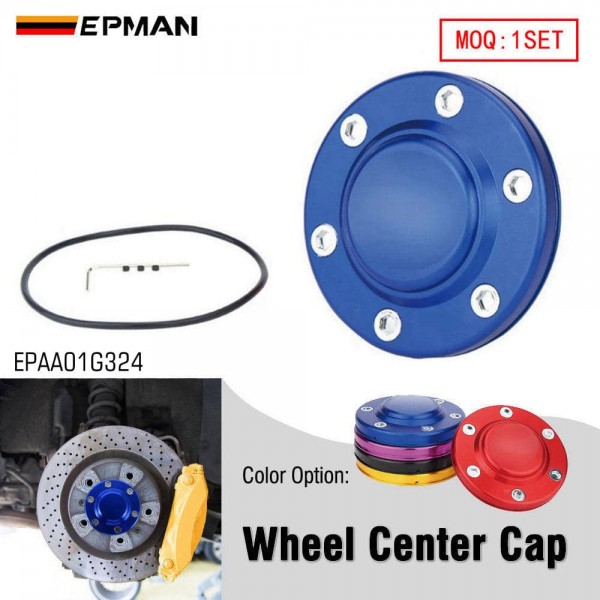 EPMAN Universal 105mm Aluminum Alloy Wheel Center Hub Cap Waterproof Dustproof Rim Cover for SUV Pickup Car Motorcycle (Wholesale OEM) EPAA01G324