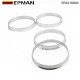 EPMAN Hub Centric Rings Wheel Center Hub Ring Bore Spacer Aluminum Alloy (4pcs/set) High Speed Driving EPAA18G04