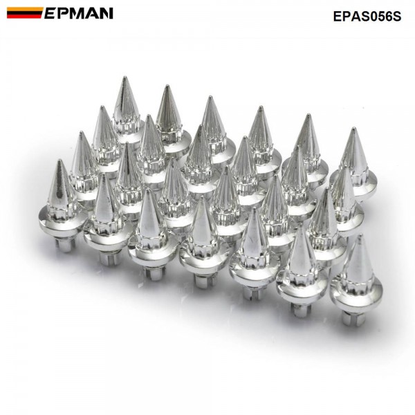 EPMAN -25pcs/lot Plastic Spike Wheel Rivets For Wheel Rims Cap Lip Screw Bolt Tires 