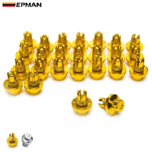EPMAN -25PCS/Pack Plastic Wheels Rivets Fits AH Ds Series Wheel Rims Cap Lip Screw Bolt Tires