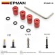 EPMAN Car Tire Valve Stem Caps 4PCS/PACK Auto Wheel Tyre Air Stems Cover Anti-Theft Dust-Proof Colored Bling Aluminum Valve Stem Caps EPQMZ118