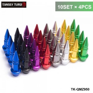 TANSKY- 10SET/Dozen Aluminium Alloy Spike Shape Car Tire Valves Accessories Valve Stem Cap TK-QMZ950-10T