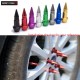 TANSKY -4Pcs/Set Spike Shape Auto Bicycle Tire Valve Cap Valve Stem Caps Wheel Rims Lug Nuts TK-QMZ950