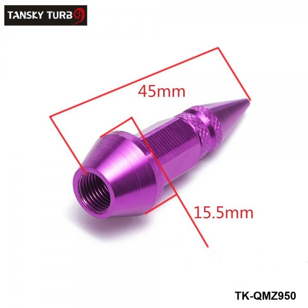 TANSKY- 10SET/Dozen Aluminium Alloy Spike Shape Car Tire Valves Accessories Valve Stem Cap TK-QMZ950-10T TANSKY- 10SET/Dozen Aluminium Alloy Spike Shape Car Tire Valves Accessories Valve Stem Cap TK-QMZ950-10T