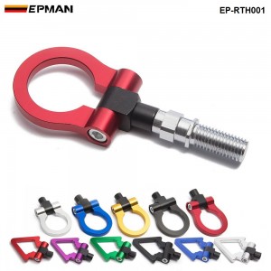 EPMAN JDM Model Car Auto Rear Trailer Hook Ring Eye Tow Towing Aluminum For Japanese Car EP-RTH001