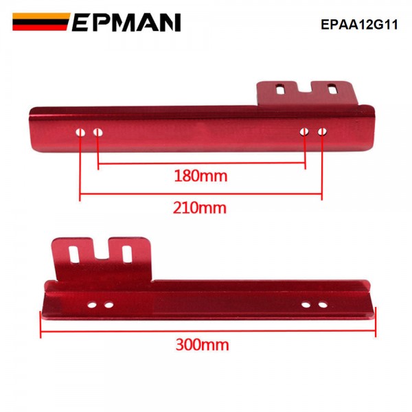 (MOQ:10 SETS) EPMAN JDM Aluminum License Plate Relocator Car Front License Plate Mounting Relocate Bracket Holder For Honda Civic EPAA12G11