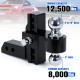 (MOQ:2 SETS) EPMAN Adjustable Trailer Hitch 2" Receiver 6" Drop/Rise Drop Hitch 12500 LBS GTW Ball Mount 2" 2-5/16" Dual Towing Ball Double Locks EPAA12G12