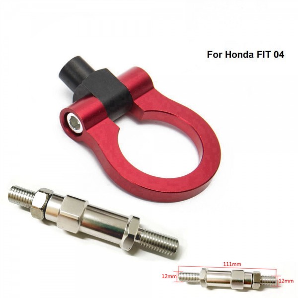 EPMAN Japan Model Car Auto Trailer Tow Hook Ring Eye Front Rear Aluminum For Honda FIT 04 EP-RTHLPH003