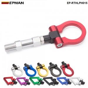 EPMAN Car Eudm Model Trailer Hook Ring Eye Tow Towing Front Rear Aluminum For BMW F15 X5 EP-RTHLPH015