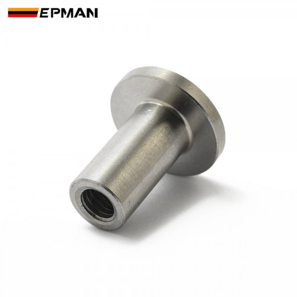 EPMAN M8x1.25mm / M10x1.5mm Female Weld-in Threaded Bush - 25mm Stainless Steel Top Hat Fitting for Off-Road Vehicles