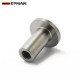 EPMAN M8x1.25mm / M10x1.5mm Female Weld-in Threaded Bush - 25mm Stainless Steel Top Hat Fitting for Off-Road Vehicles