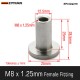 EPMAN M8x1.25mm / M10x1.5mm Female Weld-in Threaded Bush - 25mm Stainless Steel Top Hat Fitting for Off-Road Vehicles