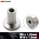 EPMAN M8x1.25mm / M10x1.5mm Female Weld-in Threaded Bush - 25mm Stainless Steel Top Hat Fitting for Off-Road Vehicles