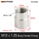 EPMAN Oxygen Sensor Recessed Weld Bung Mild Steel M12*1.25 Thread Fits All O2 Sensors Cars, Trucks, Motorcycles EPCGQ258 EPMAN Oxygen Sensor Recessed Weld Bung Mild Steel M12*1.25 Thread Fits All O2 Sensors Cars, Trucks, Motorcycles EPCGQ258