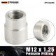 EPMAN Oxygen Sensor Recessed Weld Bung Mild Steel M12*1.25 Thread Fits All O2 Sensors Cars, Trucks, Motorcycles EPCGQ258 EPMAN Oxygen Sensor Recessed Weld Bung Mild Steel M12*1.25 Thread Fits All O2 Sensors Cars, Trucks, Motorcycles EPCGQ258
