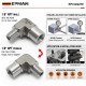 EPMAN Stainless Steel 90 Degree NPT Elbow 1/8 Inch Male to Female Air Oil Fuel Fitting EPCGQ279