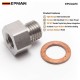 EPMAN M12x1.5 Or M16x1.5 Male to 1/8" NPT Female Gauge Sensor Sender Stainless Steel Reducer Adapter