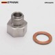 EPMAN M12x1.5 Or M16x1.5 Male to 1/8" NPT Female Gauge Sensor Sender Stainless Steel Reducer Adapter