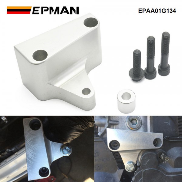 EPMAN 90 Degree Engine Swap Post Mount Bracket for  Honda Civic 92-00 & For Integra 94-01 H2B EPAA01G134