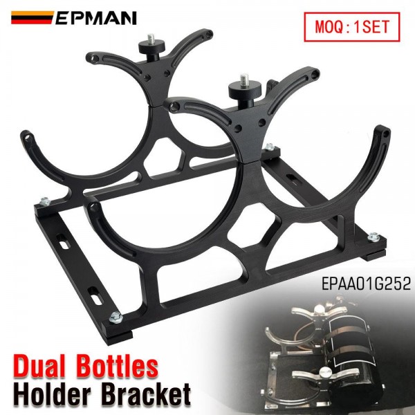 EPMAN Nitrous Oxide Bottle Mount Brackets For Dual Bottles Up To 7 in. Diameter EPAA01G252 EPMAN Nitrous Oxide Bottle Mount Brackets For Dual Bottles Up To 7 in. Diameter EPAA01G252