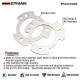 EPMAN Upgrade Your Car with 2.5mm Stainless Steel Shock Tower Plates For BMW E46 320i/323i/325i/328i/330i 2002-2006 EPAA01G266 EPMAN Upgrade Your Car with 2.5mm Stainless Steel Shock Tower Plates For BMW E46 320i/323i/325i/328i/330i 2002-2006 EPAA01G266