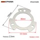 EPMAN Upgrade Your Car with 2.5mm Stainless Steel Shock Tower Plates For BMW E46 320i/323i/325i/328i/330i 2002-2006 EPAA01G266 EPMAN Upgrade Your Car with 2.5mm Stainless Steel Shock Tower Plates For BMW E46 320i/323i/325i/328i/330i 2002-2006 EPAA01G266