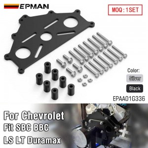 EPMAN Heavy Duty 1/2 inch Thick Engine Adapter Plate For Chevrolet LS1 LT4 V8 Engine Stand EPAA01G336