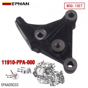 EPMAN Passenger Side Engine Mount Bracket - Bolt-On, Powder Coated Steel, OE 11910-PPA-000 Reference, For CR-V (2002-2006) & Element (2003-2011) EPAA09G33