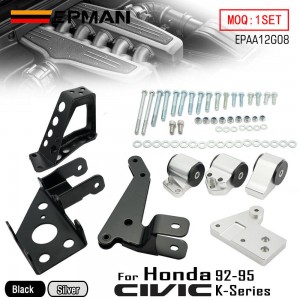 EPMAN Engine Mount Bracket For Honda Civic 92-95 EG/ for Integra 94-01 K20 K24 K-Swap EPAA12G08