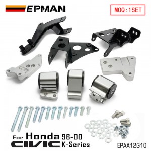 EPMAN Engine Mount Bracket K-Swap EK 96 97 98 99 00 for Honda Civic K20 K24 K-Series EPAA12G10