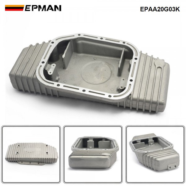 EPMAN High Capacity Engine Oil Pan Sump Aluminum for Nissan SR20DE/SR20DET (S13/S14/S15) EPAA20G03K EPMAN High Capacity Engine Oil Pan Sump Aluminum for Nissan SR20DE/SR20DET (S13/S14/S15) EPAA20G03K