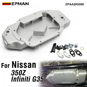 EPMAN Baffled Cast Aluminum Turbo Oil Pan For Nissan 350Z Z33 Infiniti G35 VQ35DE 3.5L VQ35 VQ 03-06 EPAA20G05K