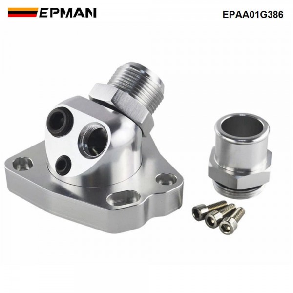 EPMAN Aluminum Thermostat Housing - Swivel Neck, 180°F Spec, Bolt-On, For K-Series K20/K24 EPAA01G386
