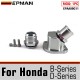 EPMAN CNC Billet Aluminum Thermostat Housing For Honda B & D Series with 1.25" AN16 Silicone Fitting EPAA09G11 EPMAN CNC Billet Aluminum Thermostat Housing For Honda B & D Series with 1.25" AN16 Silicone Fitting EPAA09G11
