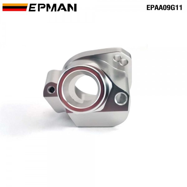 EPMAN CNC Billet Aluminum Thermostat Housing For Honda B & D Series with 1.25" AN16 Silicone Fitting EPAA09G11 EPMAN CNC Billet Aluminum Thermostat Housing For Honda B & D Series with 1.25" AN16 Silicone Fitting EPAA09G11