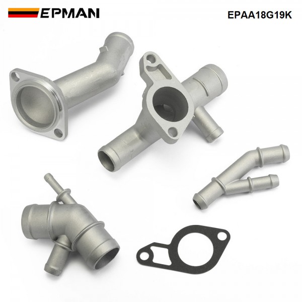 EPMAN Flange Engine Cooling Kit With Accessory Connection Connector Upgrade Kits 06A121132A For VW MK4 Golf Jetta GLI GTI TT EPAA18G19K EPMAN Flange Engine Cooling Kit With Accessory Connection Connector Upgrade Kits 06A121132A For VW MK4 Golf Jetta GLI GTI TT EPAA18G19K