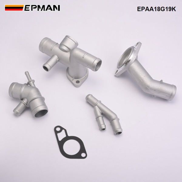 EPMAN Flange Engine Cooling Kit With Accessory Connection Connector Upgrade Kits 06A121132A For VW MK4 Golf Jetta GLI GTI TT EPAA18G19K EPMAN Flange Engine Cooling Kit With Accessory Connection Connector Upgrade Kits 06A121132A For VW MK4 Golf Jetta GLI GTI TT EPAA18G19K