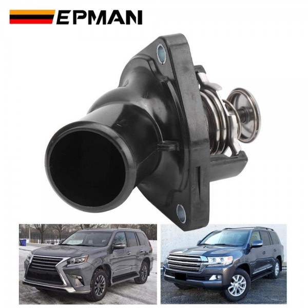 EPMAN Engine Thermostat, Low Temp Engine Thermostat With Housing Car Accessory 16031‑0S010 16031-38010 For Toyota Sport For Lexus Sport