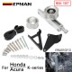 EPMAN K Series A/C & P/S Eliminator Kit With Belt Replacement Pulley Kit For Honda For Acura K20 K24 KSwap RSX EPAA01G213 EPMAN K Series A/C & P/S Eliminator Kit With Belt Replacement Pulley Kit For Honda For Acura K20 K24 KSwap RSX EPAA01G213