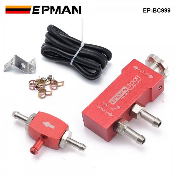 EPMAN Universal 1-30psi In Cabin Boost Control Valve-Fits Any Turbo Car MBC (Color:Black,Blue,Red) For VW Golf 5 EP-BC999