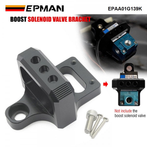 EPMAN For MAC Boost Control Solenoid Valve Mount Holder Bracket 3 Port Billet Aluminum Universal EPAA01G139K EPMAN For MAC Boost Control Solenoid Valve Mount Holder Bracket 3 Port Billet Aluminum Universal EPAA01G139K