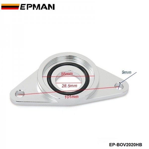 EPMAN SQV SSQV BOV Blow Off Valve  Adapter Flange For Subaru WRX STI Expedited EP-BOV2020HB