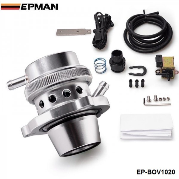 EPMAN - Turbo Dump Valve Blow off valve Kit Recirculation Valve For Audi VW 2.0T FSI TSI Engines EP-BOV1020 EPMAN - Turbo Dump Valve Blow off valve Kit Recirculation Valve For Audi VW 2.0T FSI TSI Engines EP-BOV1020